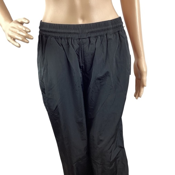 Good American Wide Leg Track Pant Black Size M - Picture 2 of 7